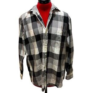 Frank & Eileen Black And White Button Down Joedy Shirt Size Small